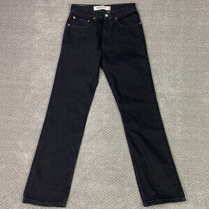 NWOT Vintage Y2K Levi's 505 Regular Fit Jeans Men's 31 x 34 Fits 30 x 32 Black
